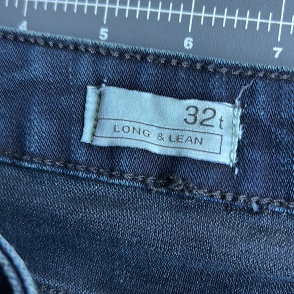 32 Tall Long & Lean Gap Denim Jeans Wide Flare Boot 36" inseam - Picture 8 of 11